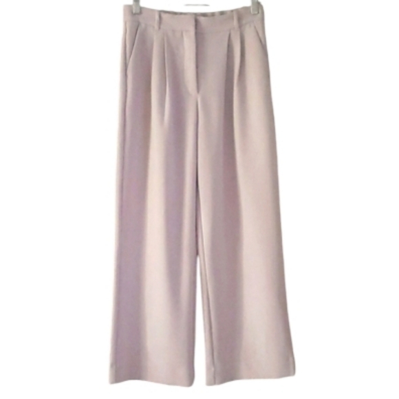 Abercrombie and Fitch Sloan Tailored Pant Beige Wide Leg Trouser 25/0 - Picture 2 of 16